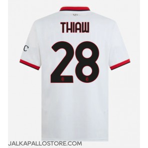 AC Milan Malick Thiaw #28 Vieraspaita 2024-25 Lyhythihainen